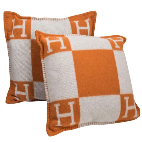 faux hermes pillows